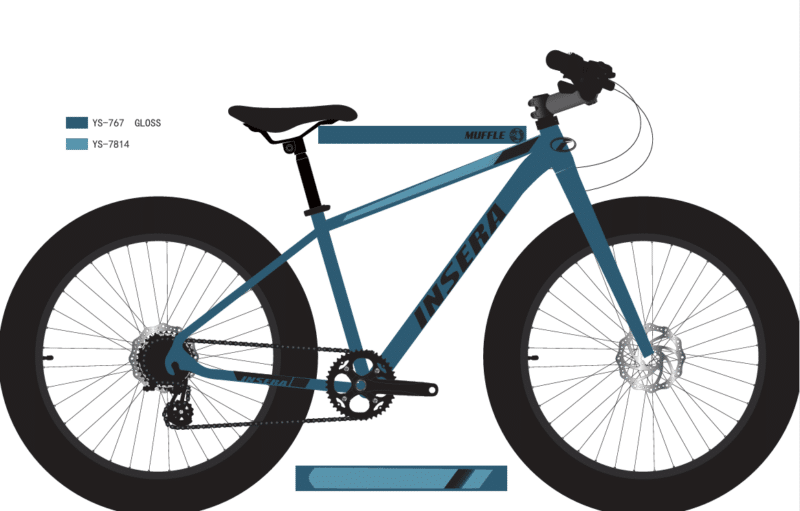 INSERA MUFFLE FAT BIKE  26" 9-V 17"